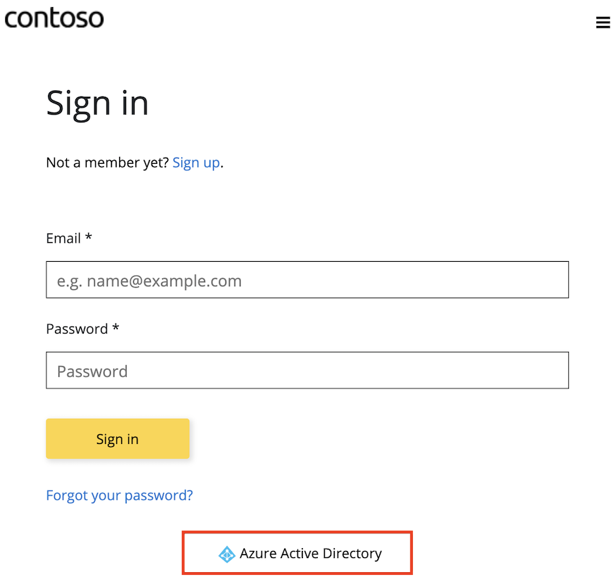 显示在开发人员门户中的 OAuth 控件的屏幕截图。