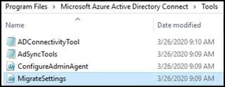 显示Microsoft Entra Connect 目录的屏幕截图。