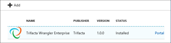 HDInsight 应用程序已安装应用。