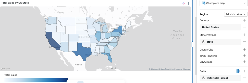 Choropleth 映射示例