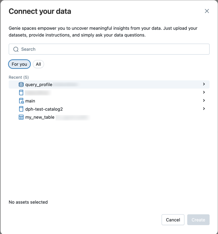 “连接数据”对话框，其中选择了数据源。